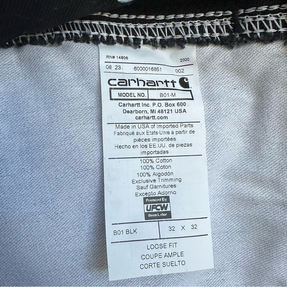 Carhartt Firm Duck Double-Knee Utility Pants - Picture 11 of 12